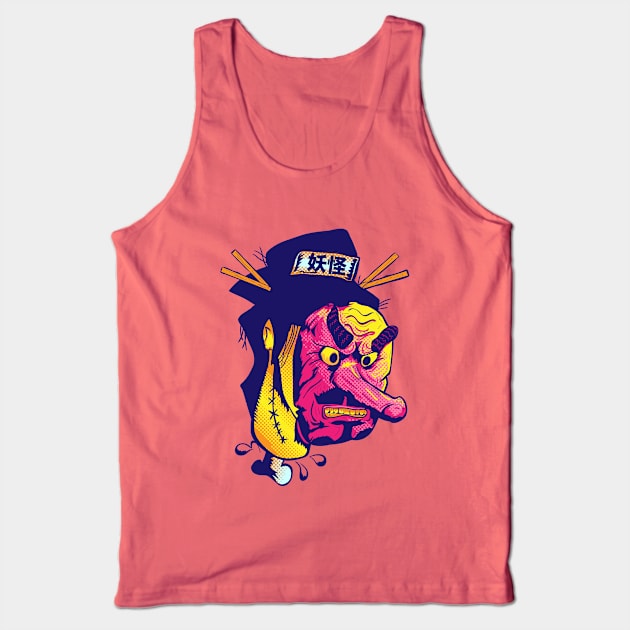 Tengu Geisha Zombie Tank Top by Yamabushi's Kawaii Store